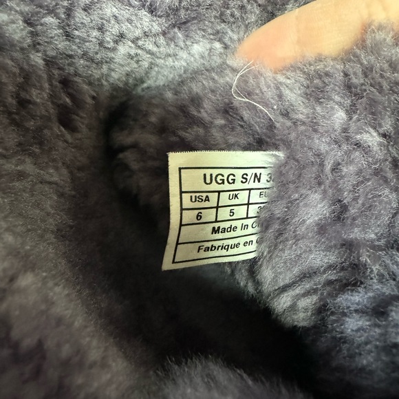 * SOLD ON EBAY *Ugg Mini Bailey Bow II Women Ankle Boots Suede Violet Bloom US 6 - Picture 10 of 13